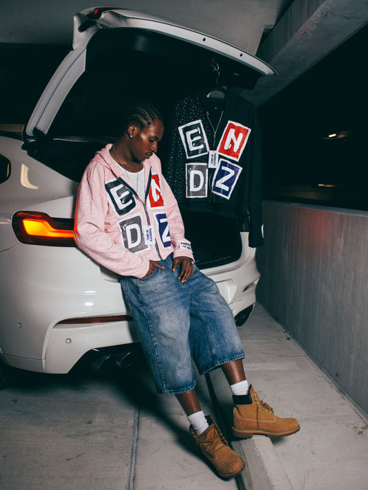 Cotton Candy Crush EndZip Hoodie